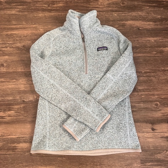 Patagonia Sweaters - Patagonia Better Sweater 1/4 Zip Pullover Womens Small Blue Fleece Jacket